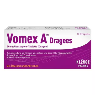 Vomex A® dražeed 50 mg, 10 tk
