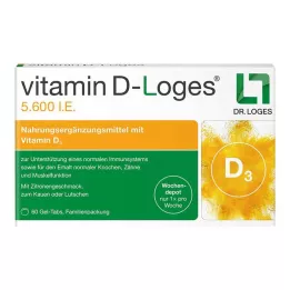 VITAMIN D-LOGES 5.600 I.E. Wo.Depot Chewabl.Fam.Pa, 60 tk