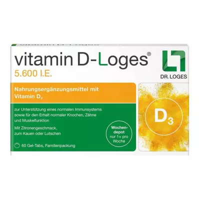 Vitamiin D-Loges 5600 IU närimistabletid, 60 tk Vitamiin D-Loges 5600 IU närimistabletid, 60 tk