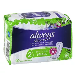 ALWAYS diskreetne inkontinentsieemaldus väike, 20 tk