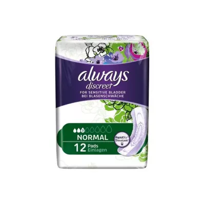 Alati diskreetsed pidamatuslapid normaalsed, 12 tk