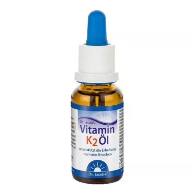 K2-vitamiini õli Dr.Jacob`s tilgad, 20 ml