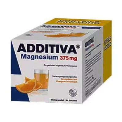 Additiva magneesium 375 mg apelsinikujulised graanulid, 60 tk
