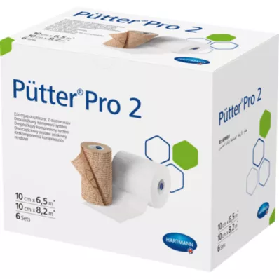 PÜTTERPRO 2 2-komponentne kompressioonisüsteem 10 cm, 6X2 tk