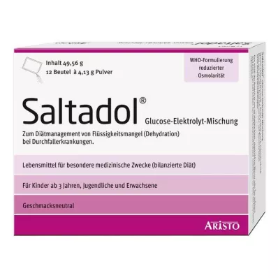 SALTADOL Elektrolüütide suukaudne lahus, 12 tk