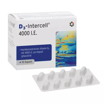 D3-Intercell 4000 IU kapslid, 90 tk D3-Intercell 4000 IU kapslid, 90 tk