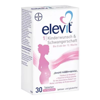 Elevit 1 Fertility & Rasedustabletid, 30 tk Elevit 1 Fertility & Rasedustabletid, 30 tk