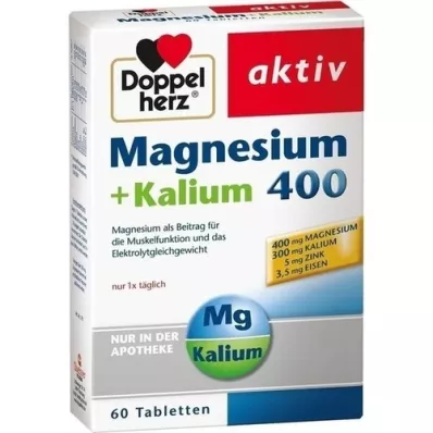 DOPPELHERZ Magneesium+kaalium tabletid, 60 tk