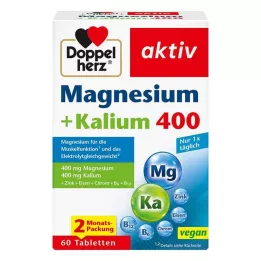 DOPPELHERZ Magneesium+kaalium tabletid, 60 tk