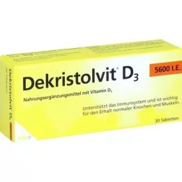 DEKRISTOLVIT D3 5600 I.E. tabletid, 30 tk