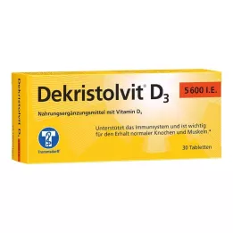 DEKRISTOLVIT D3 5600 I.E. tabletid, 30 tk