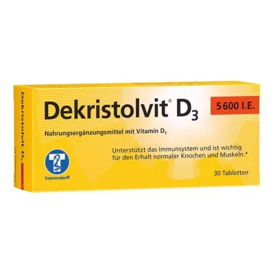 DEKRISTOLVIT D3 5600 I.E. tabletid, 30 tk