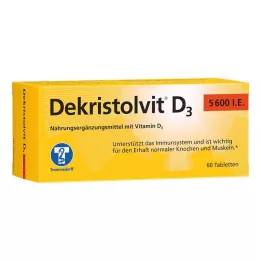 DEKRISTOLVIT D3 5600 I.E. tabletid, 60 tk