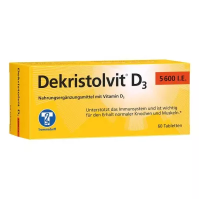 Dekristolvit D3 5600 IU tabletid, 60 tk