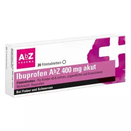IBUPROFEN AbZ 400 mg akuutsed õhukese polümeerikattega tabletid, 20 tk