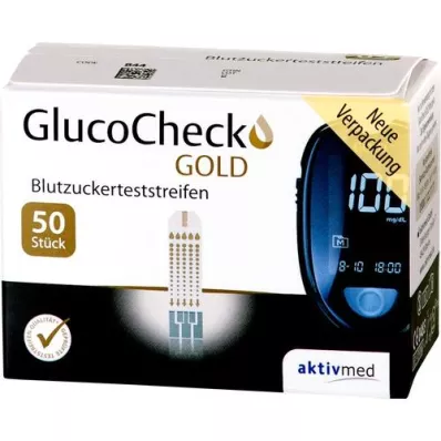 GLUCOCHECK GOLD Veresuhkru testribad, 50 tk