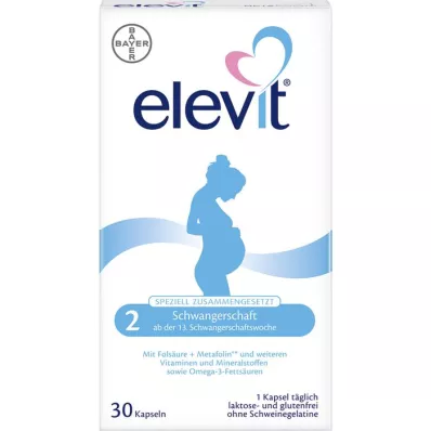 ELEVIT 2 raseduse pehmet kapslit, 30 tk
