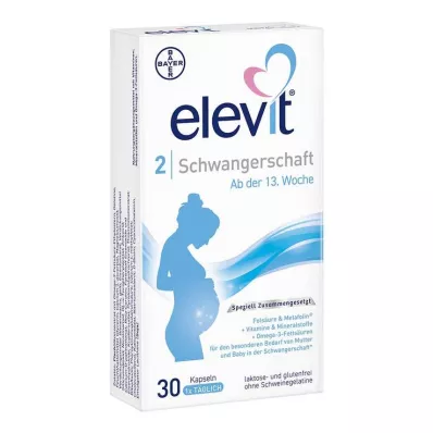 Elevit 2 raseduspehmed kapslid, 30 tk Elevit 2 raseduspehmed kapslid, 30 tk