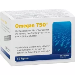 OMEGAN 750 pehmet kapslit, 60 tk