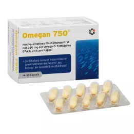 OMEGAN 750 pehmet kapslit, 60 tk