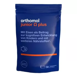 ORTHOMOL Junior Omega plus närimiskompvekid, 90 tk