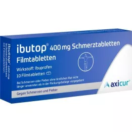 IBUTOP 400 mg valutabletid Õhukese polümeerikattega tabletid, 10 tk