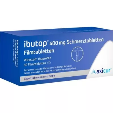 IBUTOP 400 mg valutabletid Õhukese polümeerikattega tabletid, 50 tk