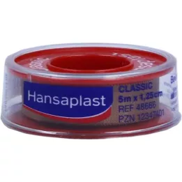 HANSAPLAST Kinnituskips Classic 1,25 cm x 5 m, 1 tk