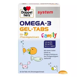 DOPPELHERZ Omega-3 geeltabletid peresüsteem, 60 tk