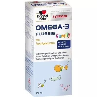 DOPPELHERZ Omega-3 vedel peresüsteem, 250 ml