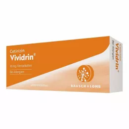 CETIRIZIN Vividrin 10 mg õhukese polümeerikattega tabletid, 20 kapslit