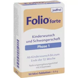 FOLIO 1 forte joodivaba õhukese polümeerikattega tablett, 90 tk