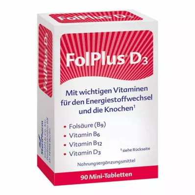 Folplus + D3 tabletid, 90 tk