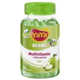 YAYA BEANS Õuna tsingi ja joodi närimistabletid, 90 tk