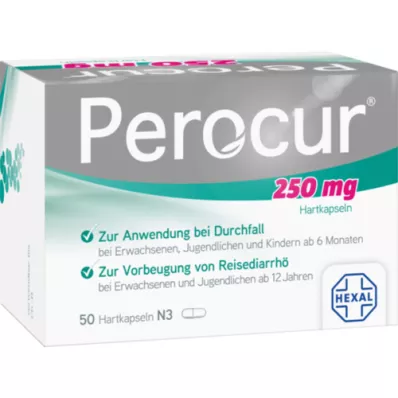 PEROCUR 250 mg kõvakapslid, 50 tk