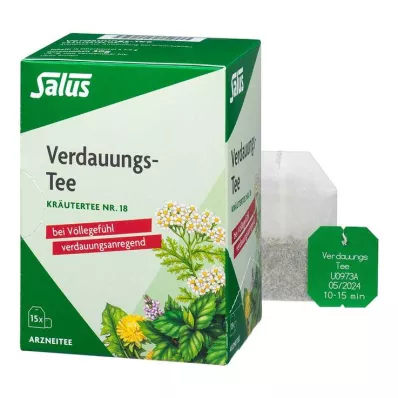 VERDAUUNGS-TEE Taimetee nr.18 Salus filtrikott, 15 tk