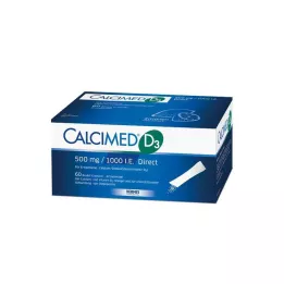 CALCIMED D3 500 mg/1000 I.U. Direct Graanulid, 60 tk