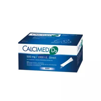 Calcimed D3 500 mg / 1000 IU otsegraanulid, 60 tk