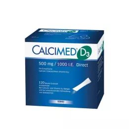 CALCIMED D3 500 mg/1000 I.U. Direct Graanulid, 120 tk