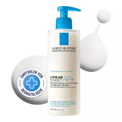 La Roche-Posay Lipikar Syndet AP+ puhastuskreemgeel, 400 ml