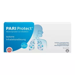 PARI ProtECT inhalatsioonilahus koos Ectoin ampullidega, 10X2,5 ml