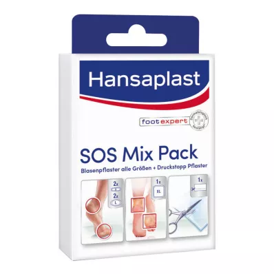 HANSAPLAST Blisterplaaster SOS Segupakk, 6 tk