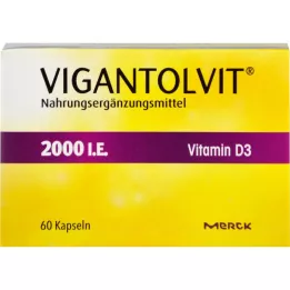 VIGANTOLVIT 2000 I.U. D3-vitamiini pehmed kapslid, 60 tk
