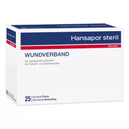 Hansapor steriilne haavaplaaster 8x10 cm (3 tk)
