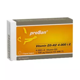 PROSAN D3+K2-vitamiin 4000 I.U. kapslid, 30 tk