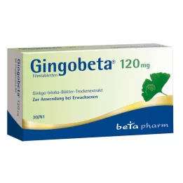 GINGOBETA 120 mg õhukese polümeerikattega tabletid, 30 tk