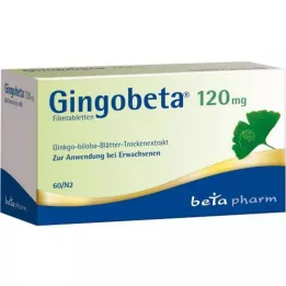 GINGOBETA 120 mg õhukese polümeerikattega tabletid, 60 tk