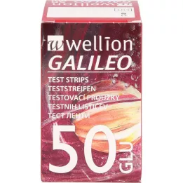 WELLION GALILEO Veresuhkru testribad, 50 tk