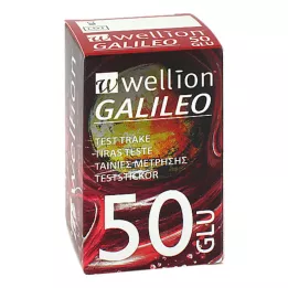 WELLION GALILEO Veresuhkru testribad, 50 tk