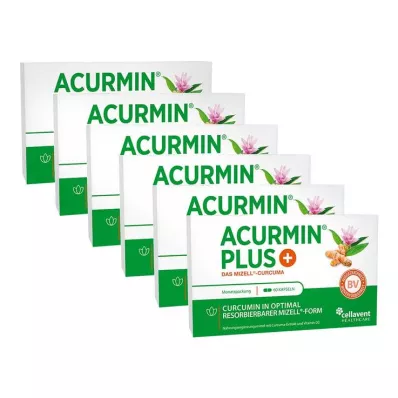 Acurmin Plus The Micellar Kurmeric pehmed kapslid, 360 tk Acurmin Plus The Micellar Kurmeric pehmed kapslid, 360 tk